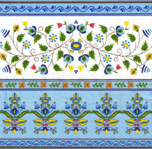 Serwetka 33x33 - Ornamenty motywy ludowe 1