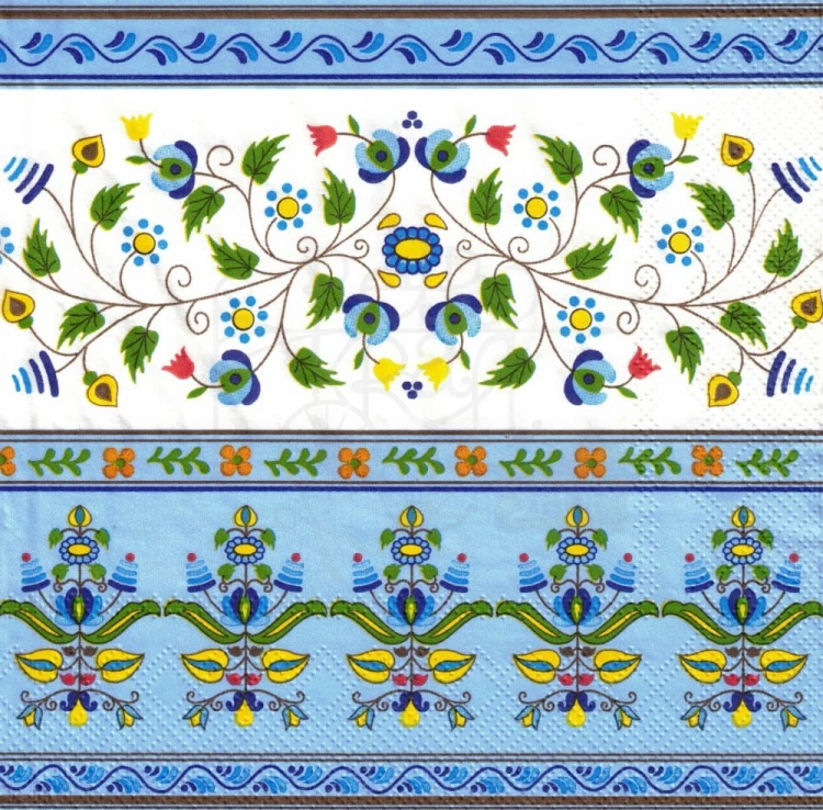 Serwetka 33x33 - Ornamenty motywy ludowe 1