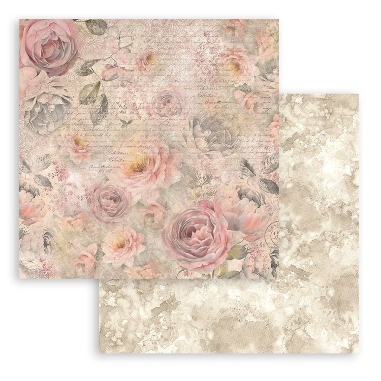 Zestaw papierów do scrapbookingu 20x20 Shabby Rose SBBS107 Stamperia