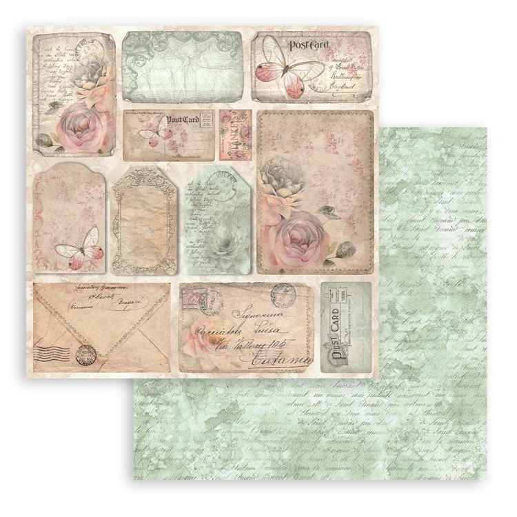 Zestaw papierów do scrapbookingu 20x20 Shabby Rose SBBS107 Stamperia