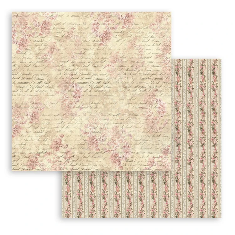 Zestaw papierów do scrapbookingu 20x20 Shabby Rose SBBS107 Stamperia