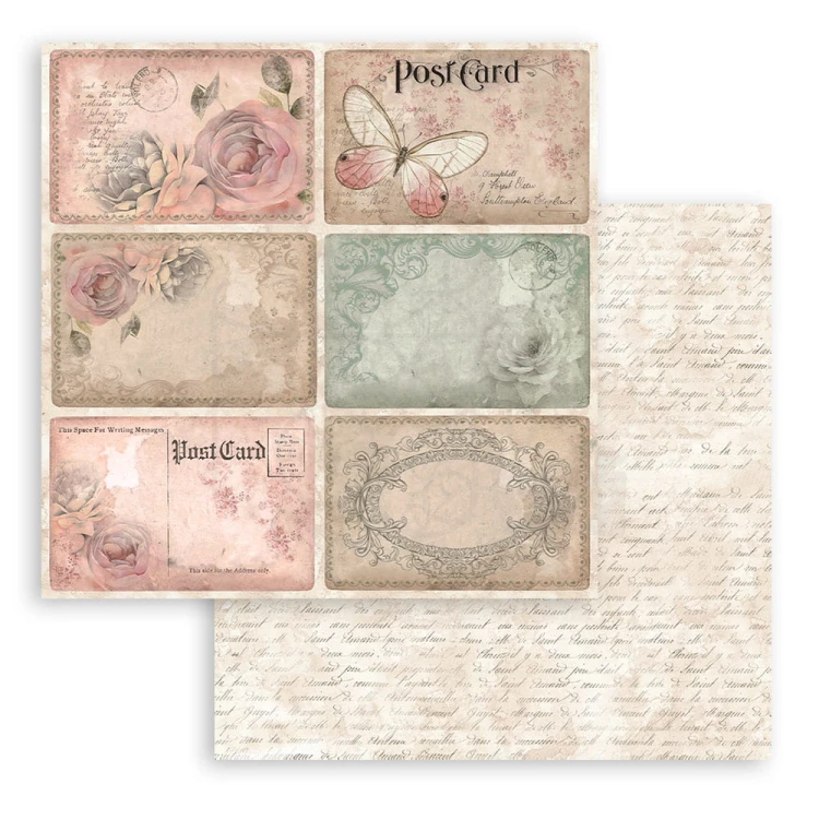 Zestaw papierów do scrapbookingu 20x20 Shabby Rose SBBS107 Stamperia