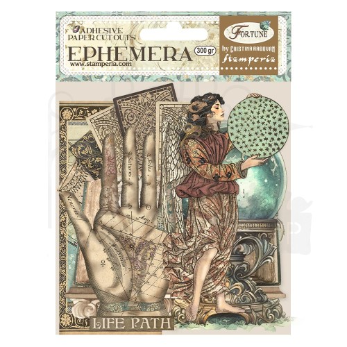 Ozdoby papierowe samoprzylepne Ephemera Fortune DFLCT46 Stamperia
