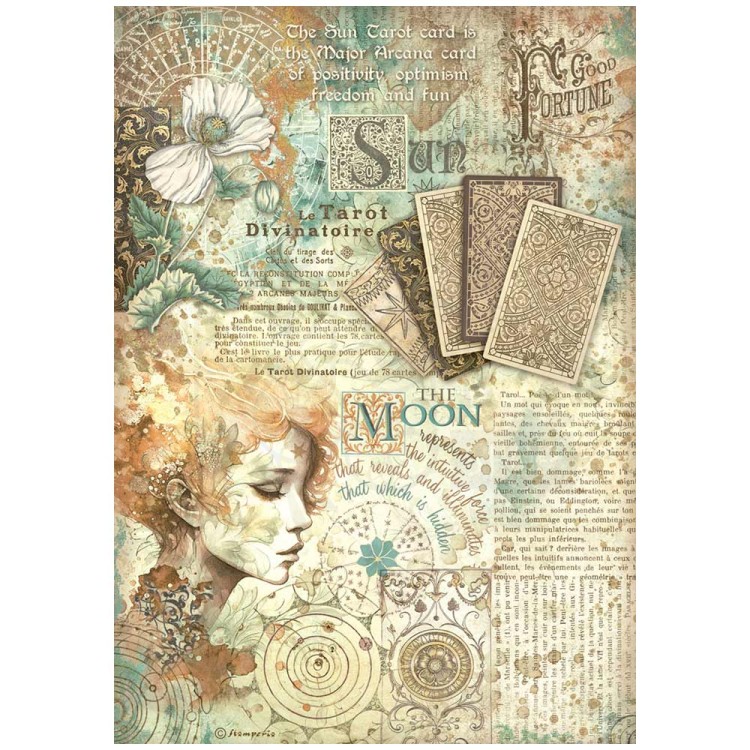 Papier ryżowy A4 Fortune Astrologia DFSA4875 Stamperia