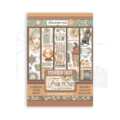 Papier washi A5 Fortune SBW06 Stamperia