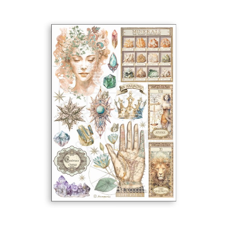 Papier washi A5 Fortune SBW06 Stamperia