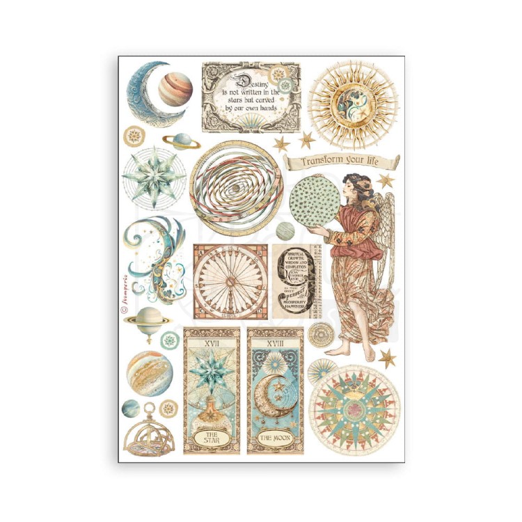 Papier washi A5 Fortune SBW06 Stamperia