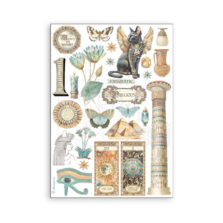 Papier washi A5 Fortune SBW06 Stamperia