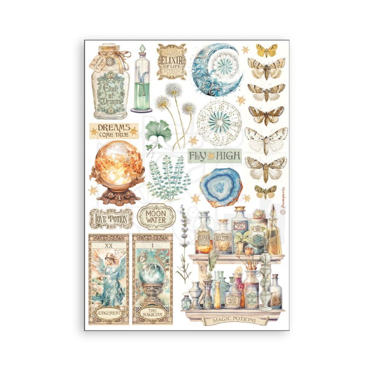 Papier washi A5 Fortune SBW06 Stamperia