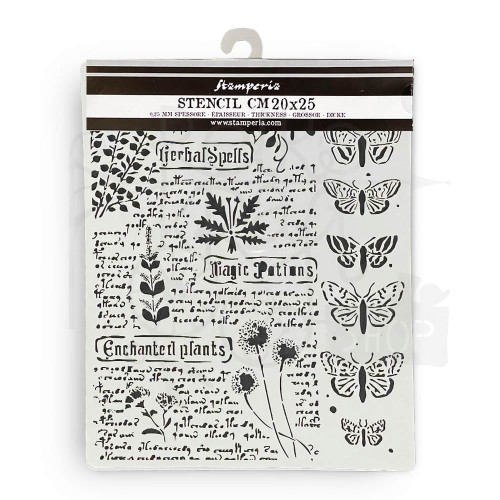 Szablon maska 20x25 Fortune Botanic KSTD164 Stamperia