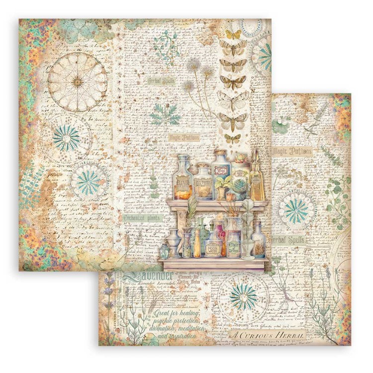 Zestaw papierów do scrapbookingu 20x20 Fortune SBBS105 Stamperia