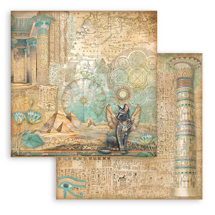 Zestaw papierów do scrapbookingu 20x20 Fortune SBBS105 Stamperia