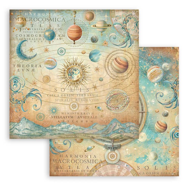 Zestaw papierów do scrapbookingu 20x20 Fortune SBBS105 Stamperia