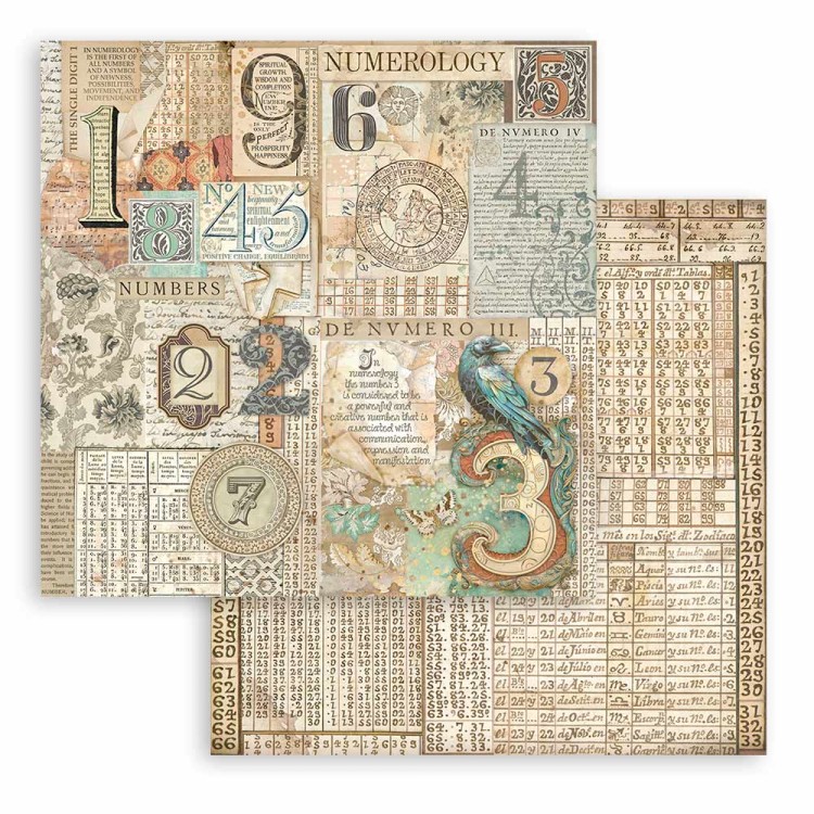 Zestaw papierów do scrapbookingu 20x20 Fortune SBBS105 Stamperia