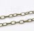 Łańcuszek metalowy 6x4mm – brąz 1mb