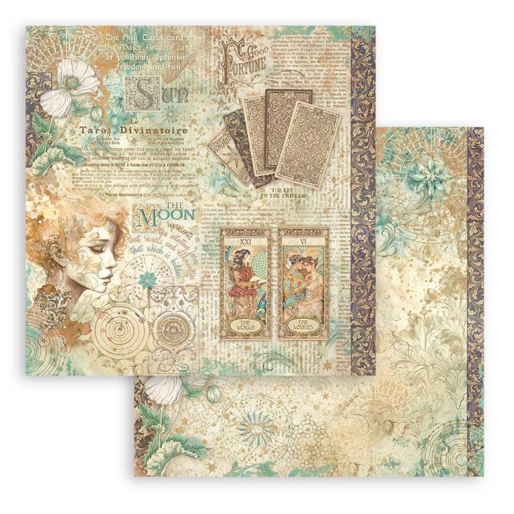 Zestaw papierów do scrapbookingu 20x20 Fortune SBBS105 Stamperia