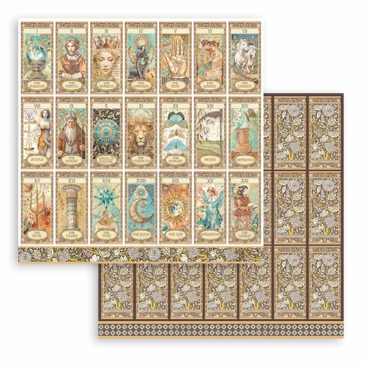 Zestaw papierów do scrapbookingu 20x20 Fortune SBBS105 Stamperia