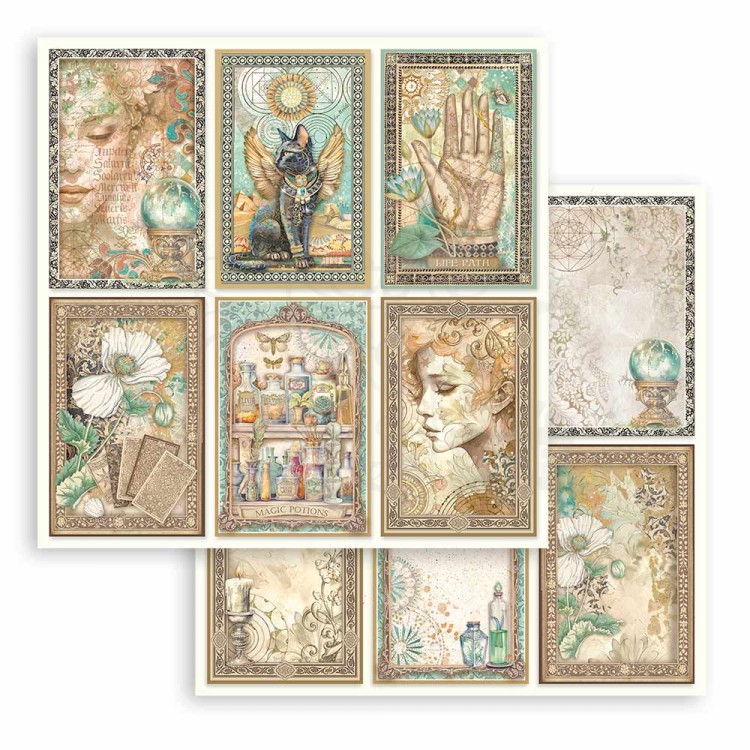Zestaw papierów do scrapbookingu 20x20 Fortune SBBS105 Stamperia
