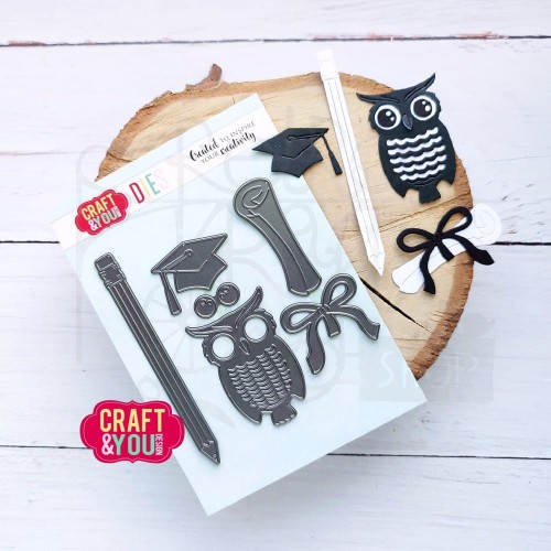 Wykrojniki Zestaw z sową CW292 Craft&amp;You Design