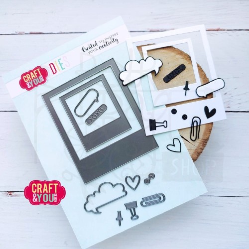 Wykrojniki Polaroid ramki CW291 Craft&amp;You Design