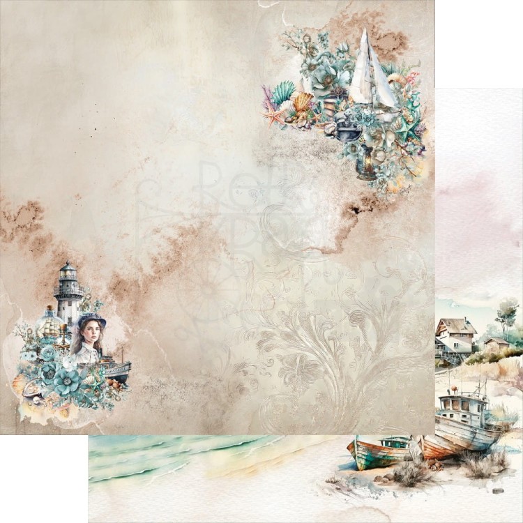 Zestaw papierów do scrapbookingu 30x30 Underwater World AA-UW-07 Alchemy of Art