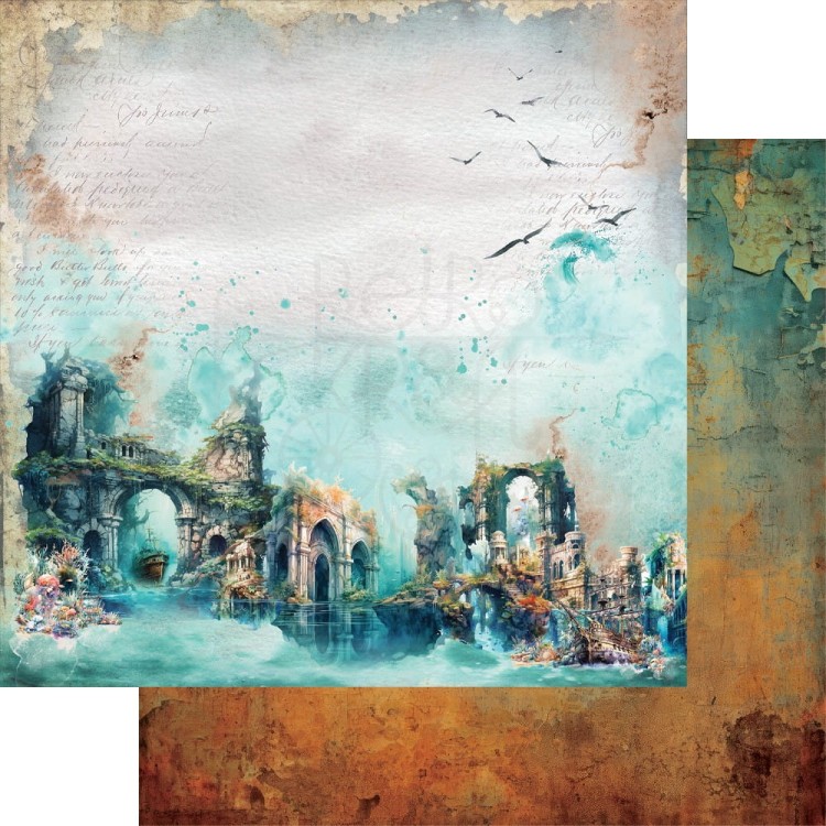 Zestaw papierów do scrapbookingu 30x30 Underwater World AA-UW-07 Alchemy of Art
