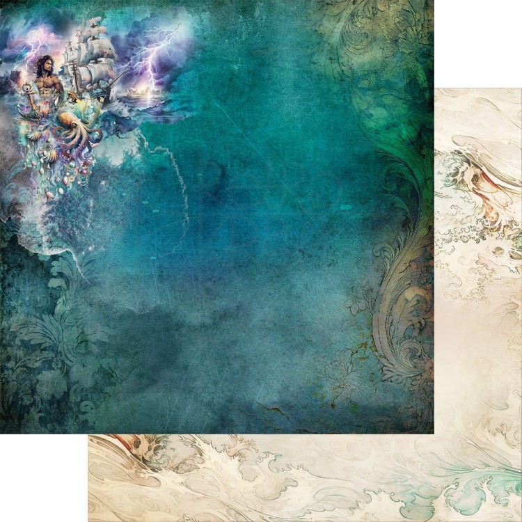 Zestaw papierów do scrapbookingu 30x30 Underwater World AA-UW-07 Alchemy of Art