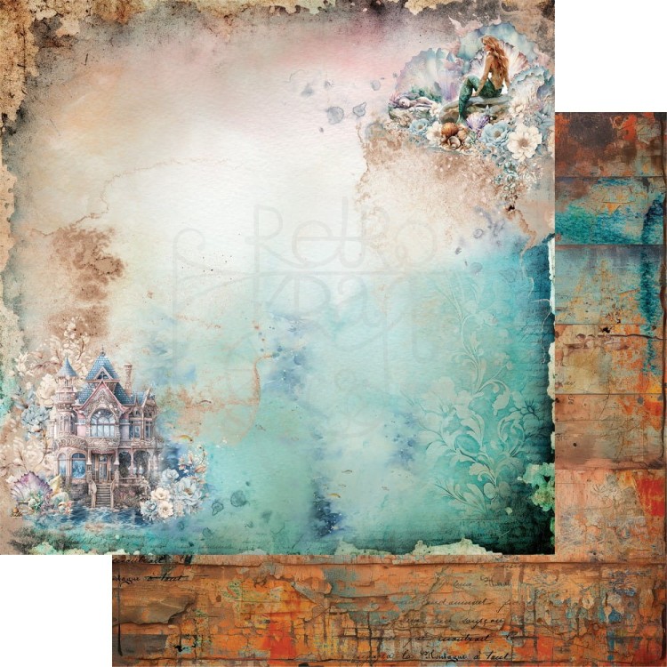 Zestaw papierów do scrapbookingu 20x20 Underwater World AA-UW-08 Alchemy of Art