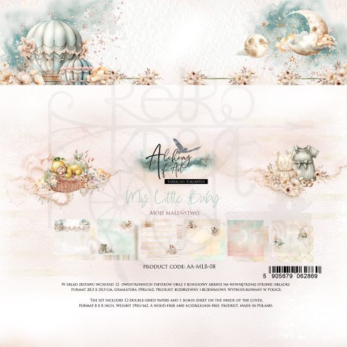 Zestaw papierów do scrapbookingu 20x20 My Little Baby AA-MLB-08 Alchemy of Art
