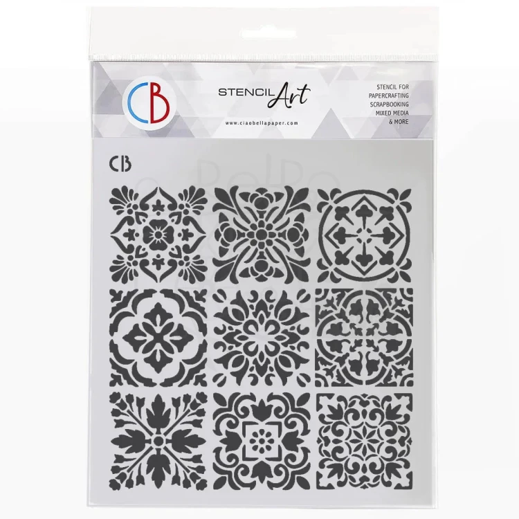 Szablon maska 22x24cm Tiles Palette MS8-064 Ciao Bella