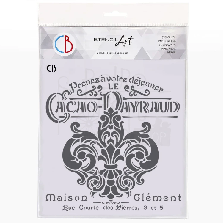 Szablon maska 22x24cm Maison Clement MS8-036 Ciao Bella
