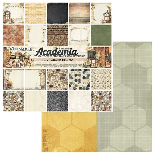 Zestaw papierów do scrapbookingu 30x30 Academia AC-28041 49 and Market