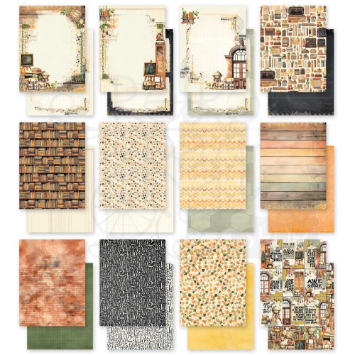 Zestaw papierów do scrapbookingu 15x20 Academia AC-28058 49 and Market