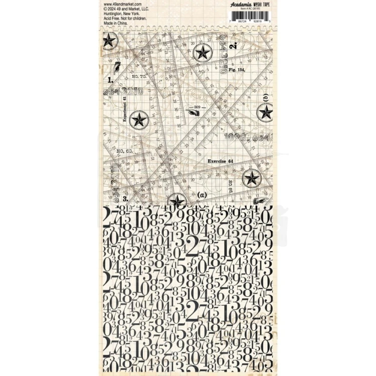 Taśma washi tape Academia AC-28195 49 and Market