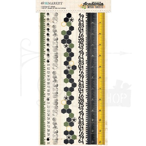 Taśma washi tape Academia AC-28195 49 and Market