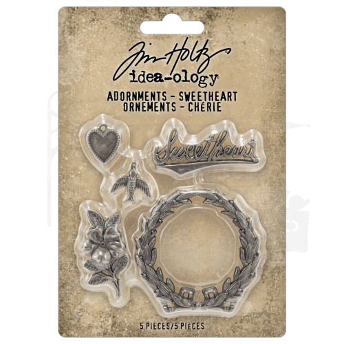 Ozdoby metalowe Idea-ology Adornments Sweetheart TH94363 Tim Holtz