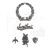 Ozdoby metalowe Idea-ology Adornments Sweetheart TH94363 Tim Holtz
