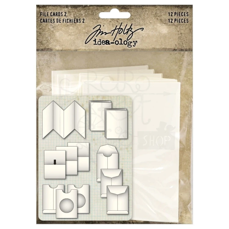 Karty i koperty Idea-ology File Cards 2 TH94369 Tim Holtz