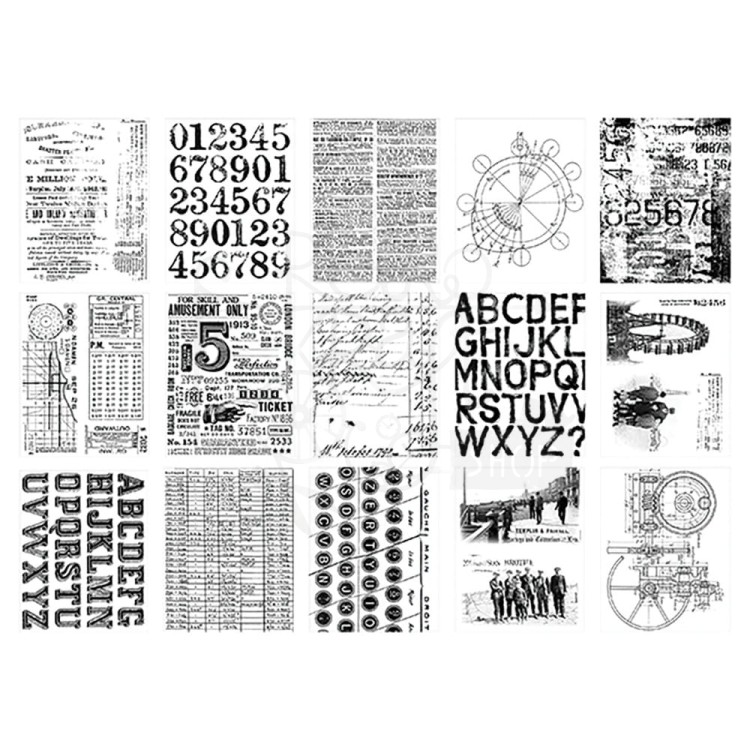 Idea-ology Collage Paper Archives TH94366 Tim Holtz