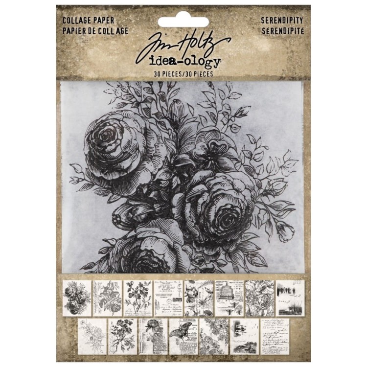 Idea-ology Collage Paper Serendipity TH94365 Tim Holtz