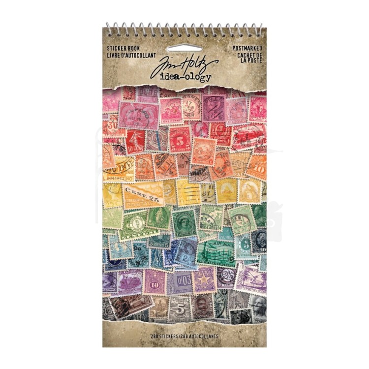 Naklejki Idea-ology Sticker Book Postmarked TH94387 Tim Holtz