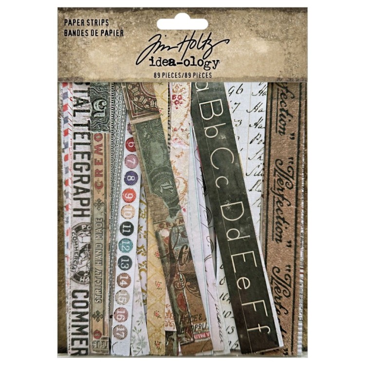 Ozdoby papierowe paski Idea-ology Paper Strips TH94377 Tim Holtz