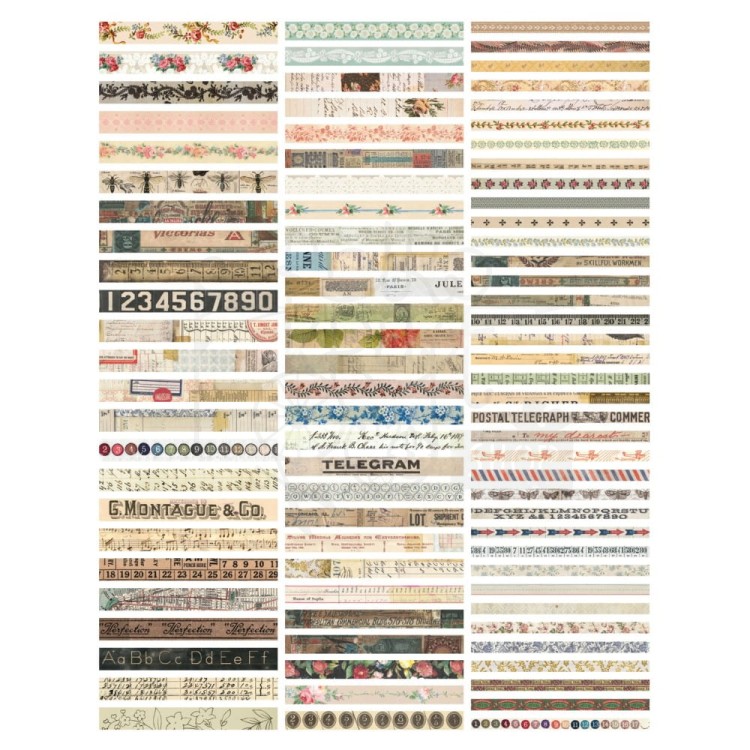 Ozdoby papierowe paski Idea-ology Paper Strips TH94377 Tim Holtz