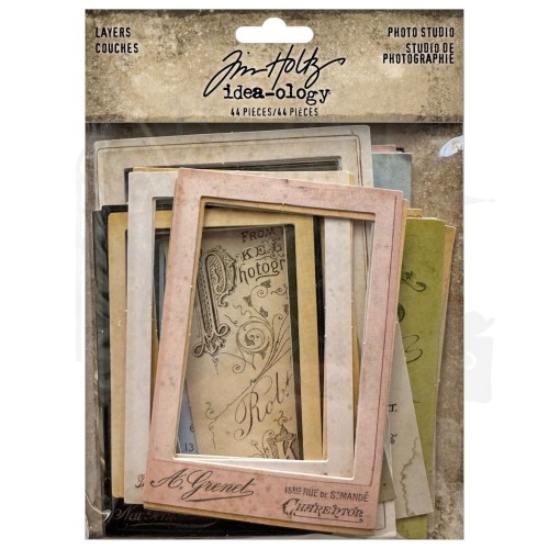 Ozdoby papierowe ramki Idea-ology Layers Photo Studio TH94374 Tim Holtz