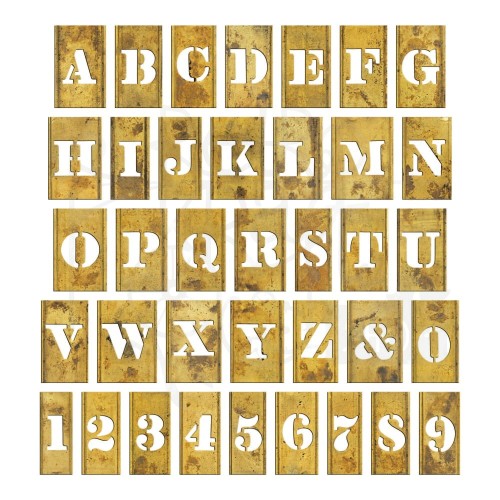 Ozdoby papierowe Idea-ology Stencil Chips Mini TH94383 Tim Holtz