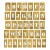 Ozdoby papierowe Idea-ology Stencil Chips Mini TH94383 Tim Holtz