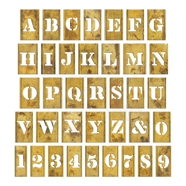 Ozdoby papierowe Idea-ology Stencil Chips Mini TH94383 Tim Holtz