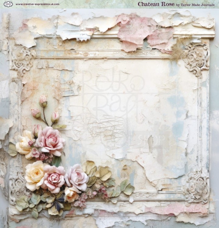 Zestaw papierów do scrapbookingu 20x20 Chateau Rose CEPP0030 Creative Expressions
