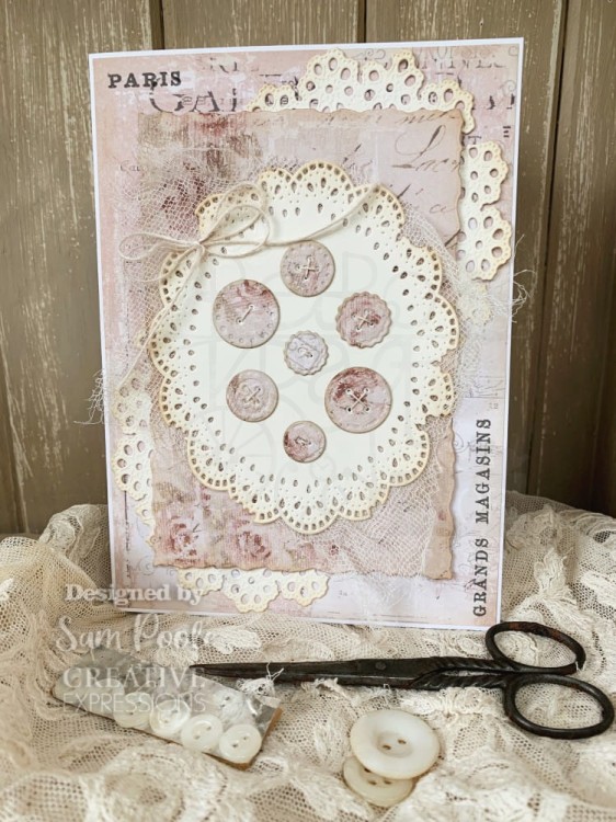 Stemple akrylowe Dates From The Past Part 2 napisy retro CEC1021 Creative Expressions