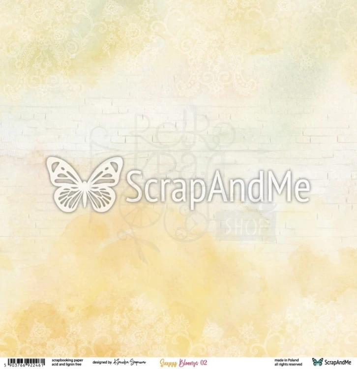 Papier do scrapbookingu 30x30 Sunny Blooms 01/02 ScrapAndMe
